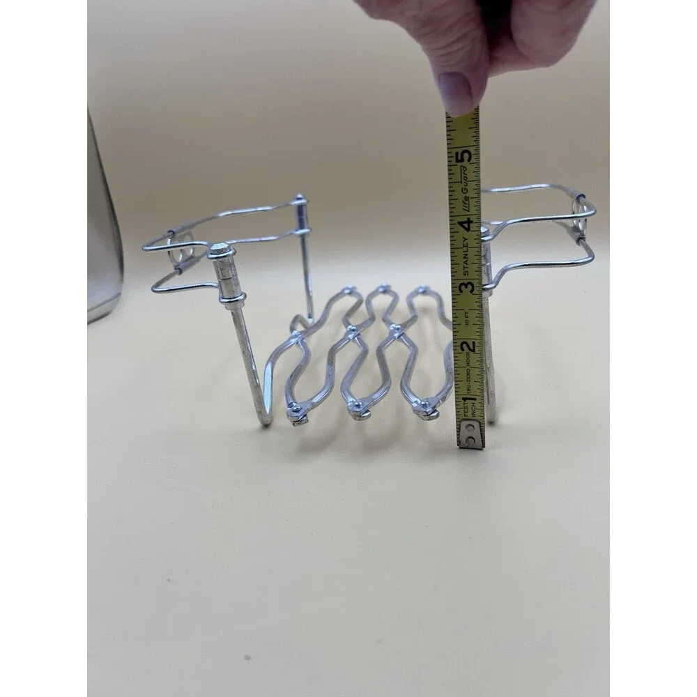 MCM Vintage Metal Expandable Trivet Casserole Dish Holder Italy-Expands to 17